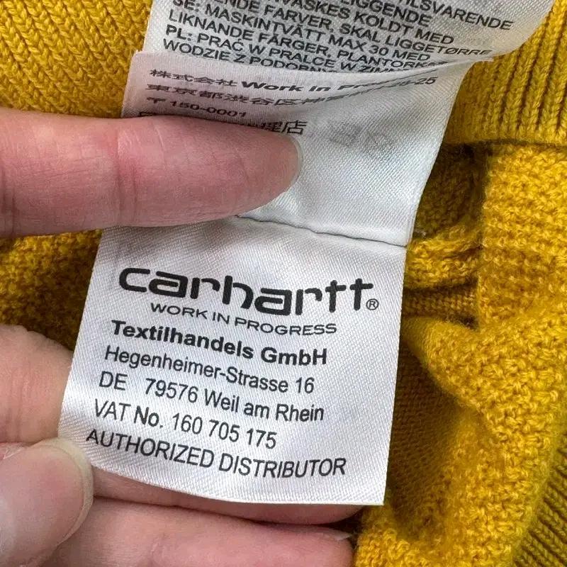 CARHARTT WIP S/S 팩스턴 니트 폴로 셔츠 L 9