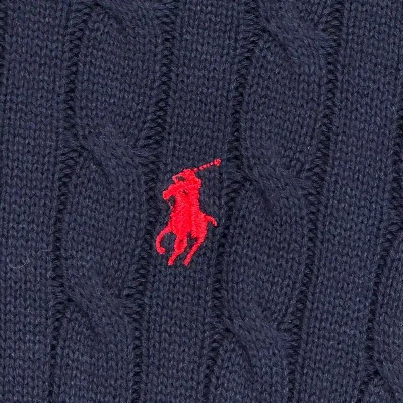 RALPH LAUREN 숏 슬리브 케이블 니트 M 3