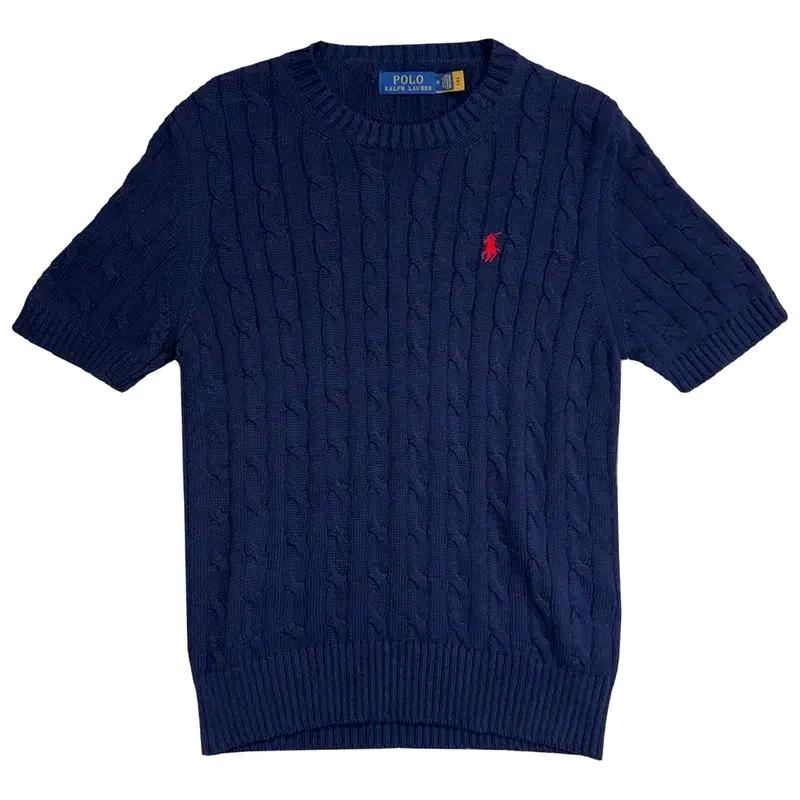 RALPH LAUREN 숏 슬리브 케이블 니트 M 2