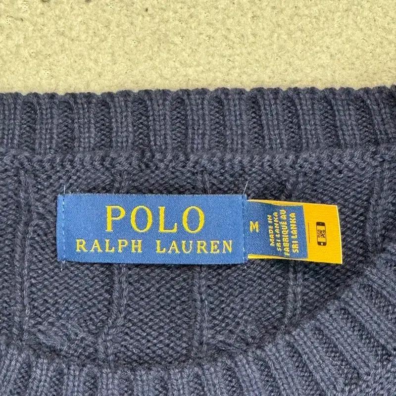 RALPH LAUREN 숏 슬리브 케이블 니트 M 4