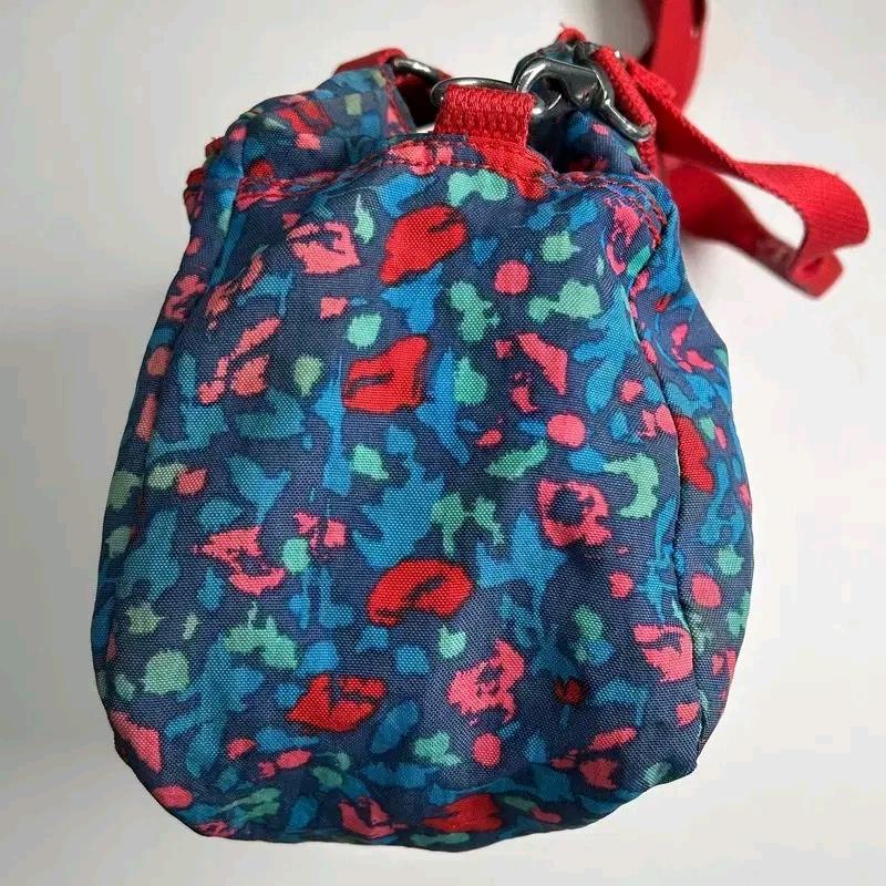 KIPLING 플라워 크로스숄더백 레드-블루 5