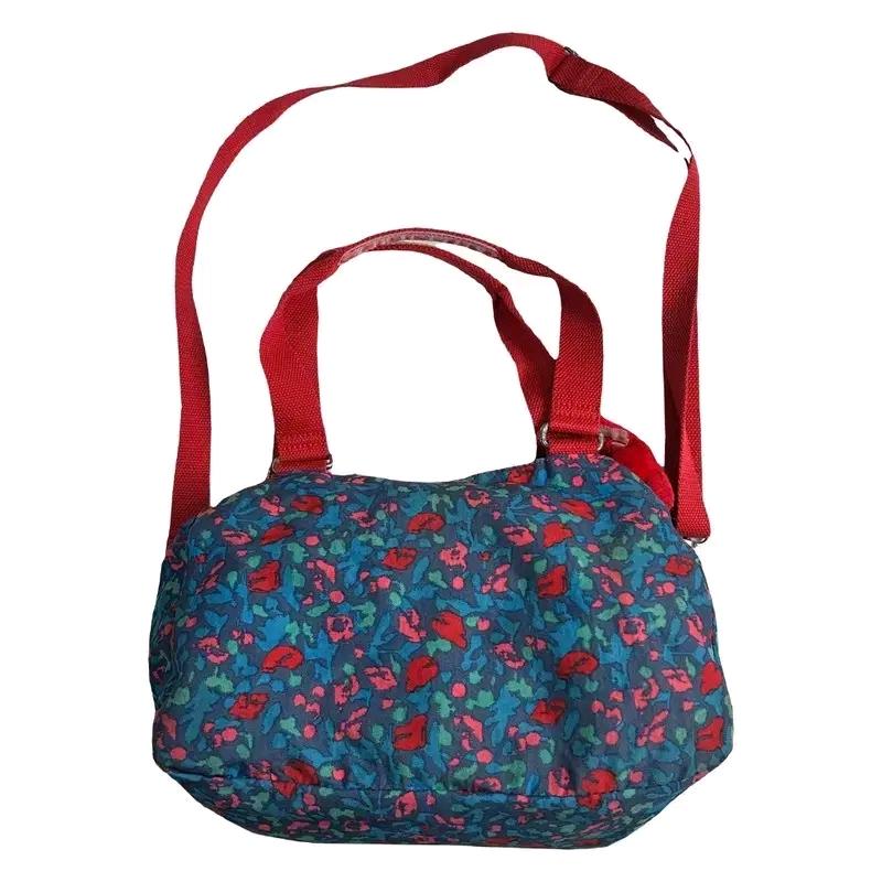 KIPLING 플라워 크로스숄더백 레드-블루 8