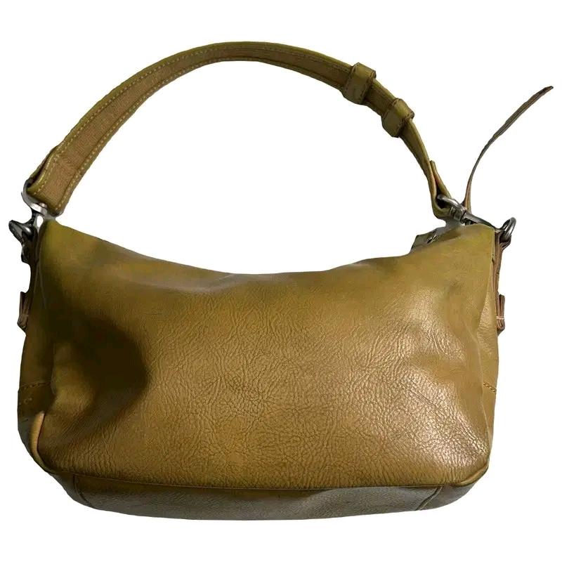SISLEY 올리브그린 레더 숄더백 9