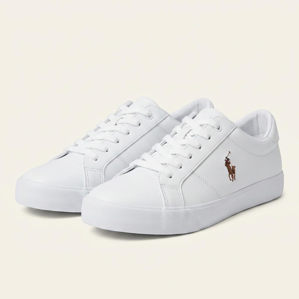 RALPH LAUREN 멀티포니 스니커즈 화이트 24.7 1
