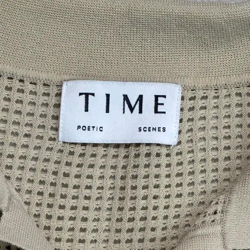 TIME POETIC 플라워 패턴 카라 니트 M 6