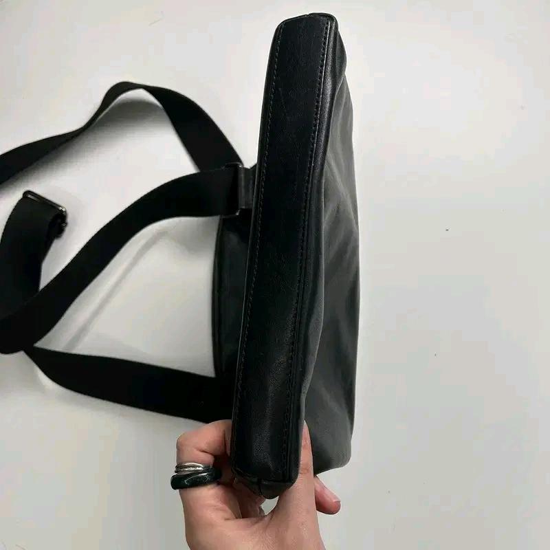 MANDARINA DUCK 레더 크로스백 블랙 6