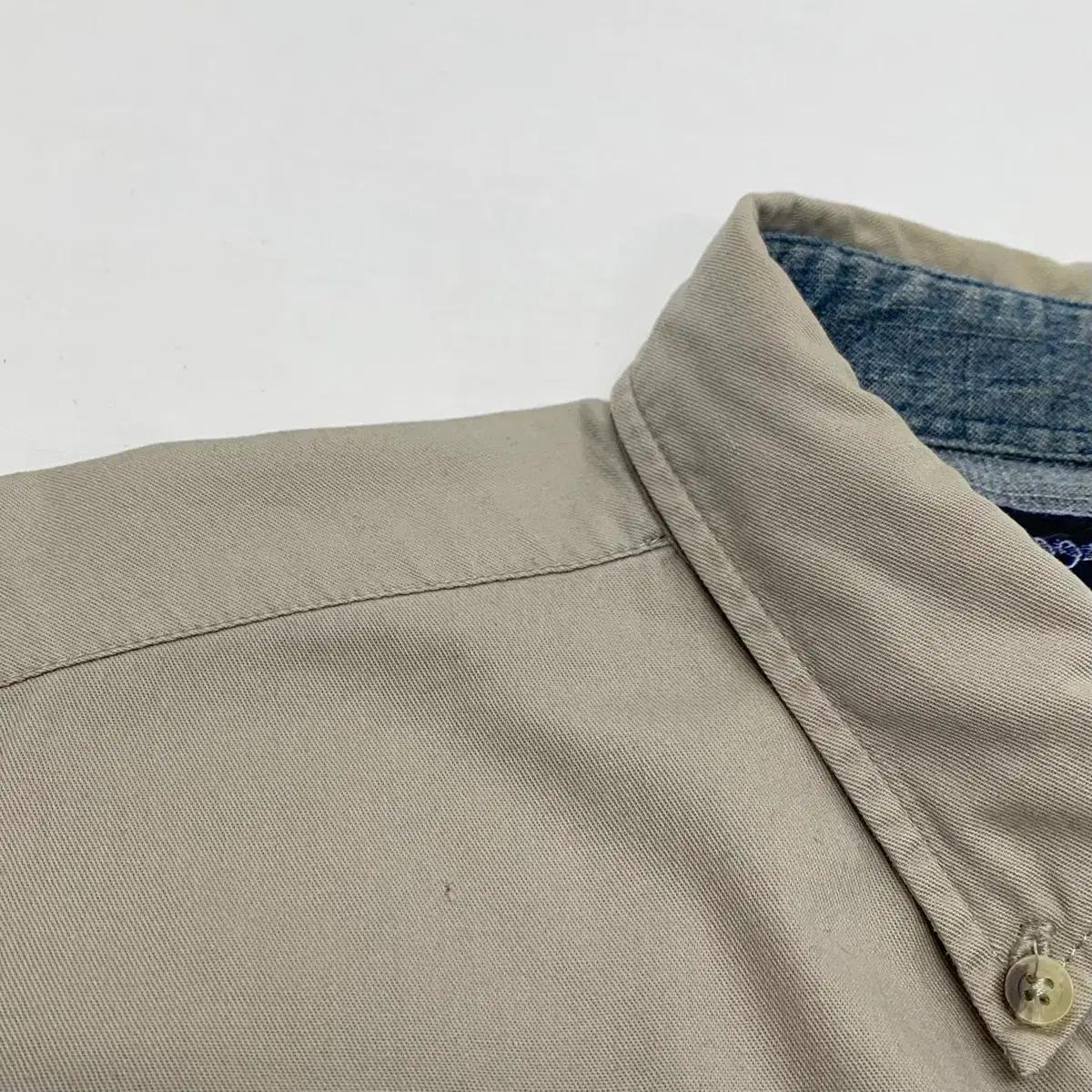 Wrangler 랭글러 90s 데님 배색 웨스턴셔츠 (L) 9