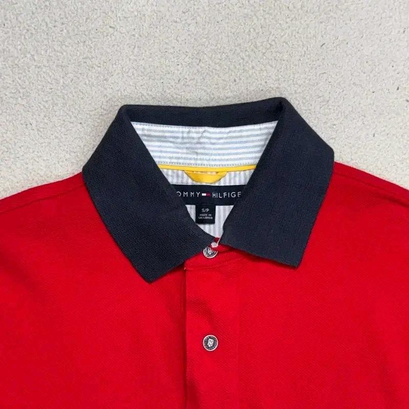 TOMMY HILFIGER 스트라이프 PK 레드 S/P 4