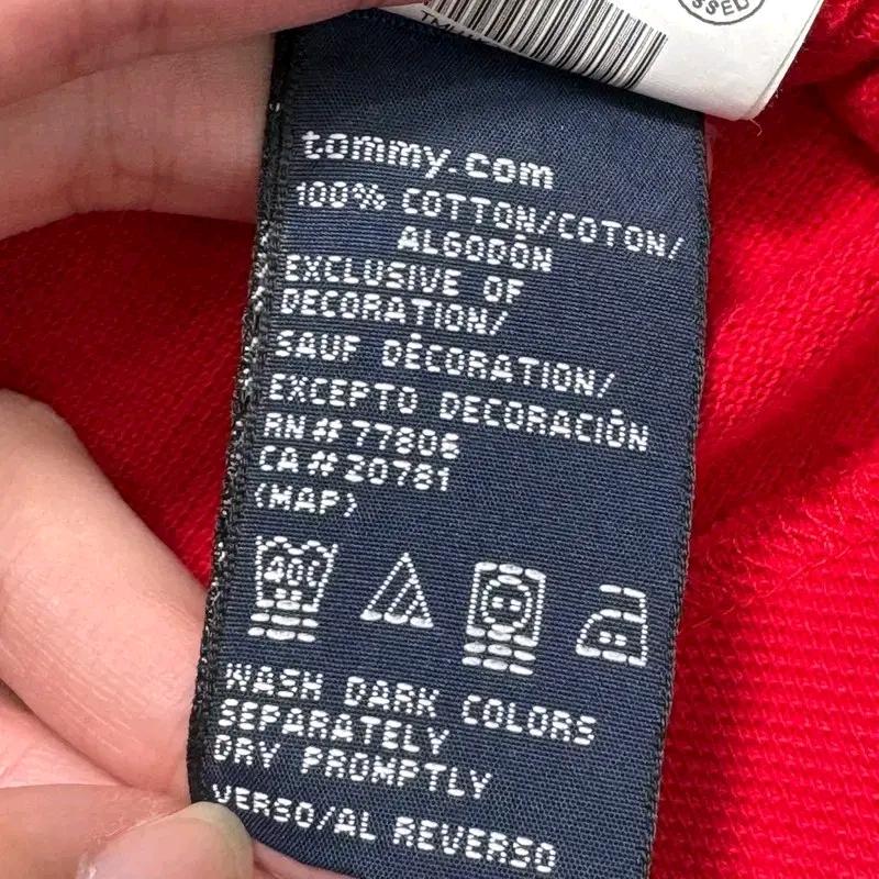 TOMMY HILFIGER 스트라이프 PK 레드 S/P 9