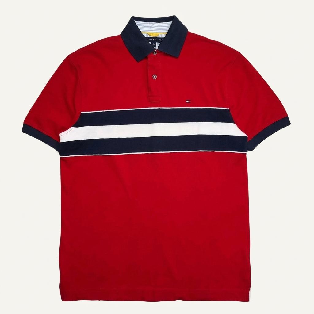 TOMMY HILFIGER 스트라이프 PK 레드 S/P 1
