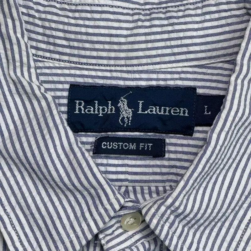 RALPH LAUREN 시어서커 스트라이프 PK 셔츠  L 8