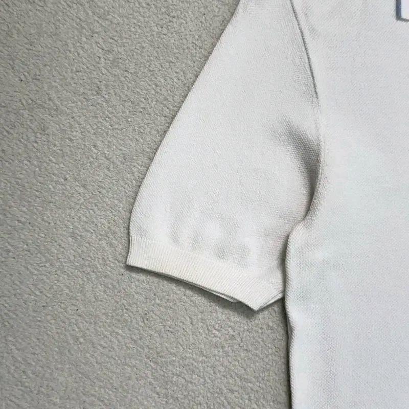 LACOSTE 화이트 플루이드 폴로 탑 34 5