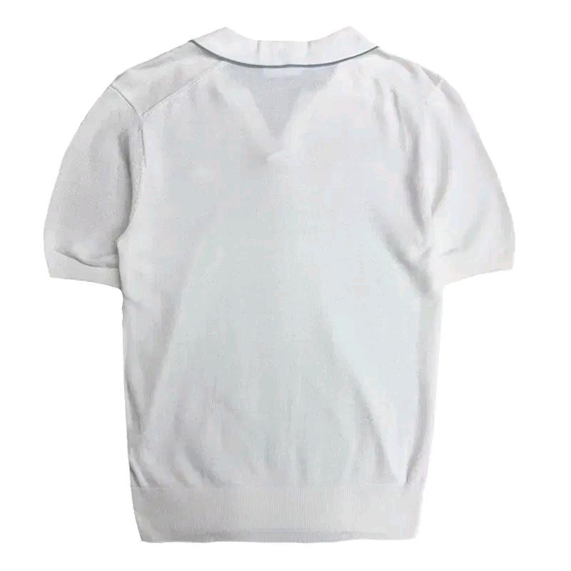 LACOSTE 화이트 플루이드 폴로 탑 34 8