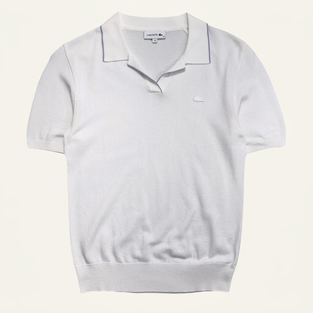 LACOSTE 화이트 플루이드 폴로 탑 34 1