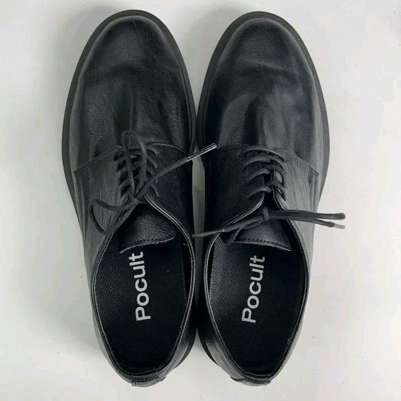[준새상품] Pocult 더비슈즈 블랙 260 6