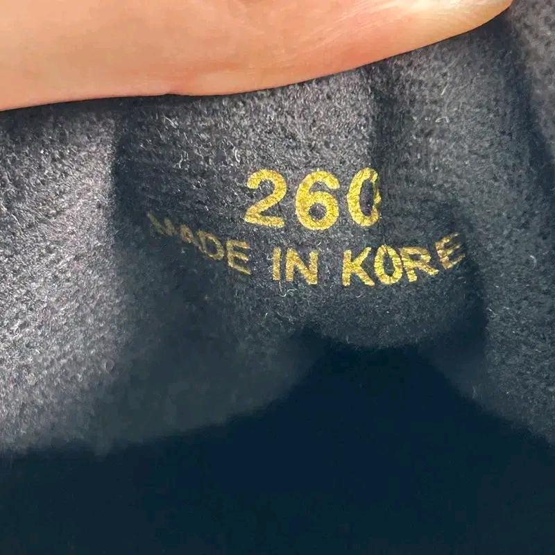 [준새상품] Pocult 더비슈즈 블랙 260 8