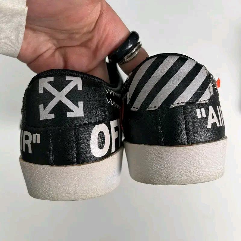 NIKE X OFF WHITE Blazer Low 스니커즈 235 7