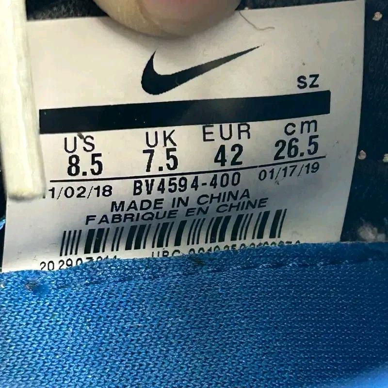 NIKE X UNDERCOVER 데이브레이크 블루 제이 스니커즈 265 8