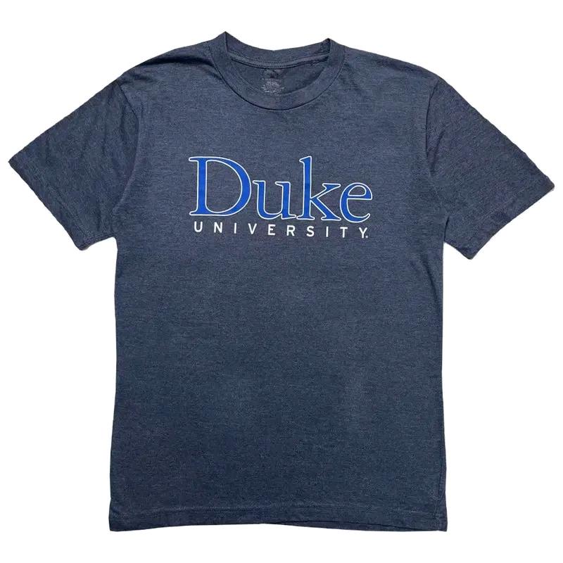 DUKE Uni. 프린팅 반팔 티 네이비 M 2