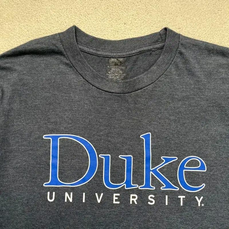 DUKE Uni. 프린팅 반팔 티 네이비 M 3