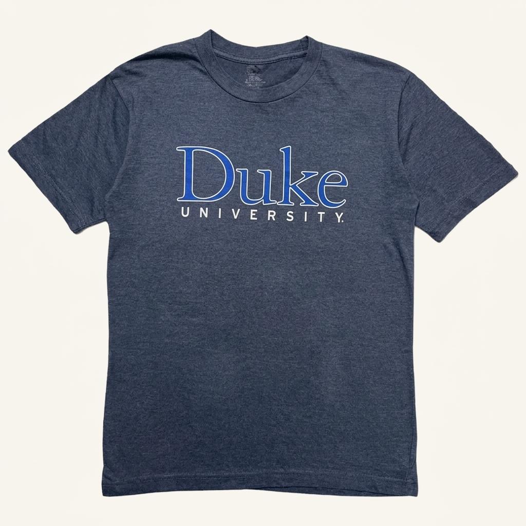 DUKE Uni. 프린팅 반팔 티 네이비 M 1