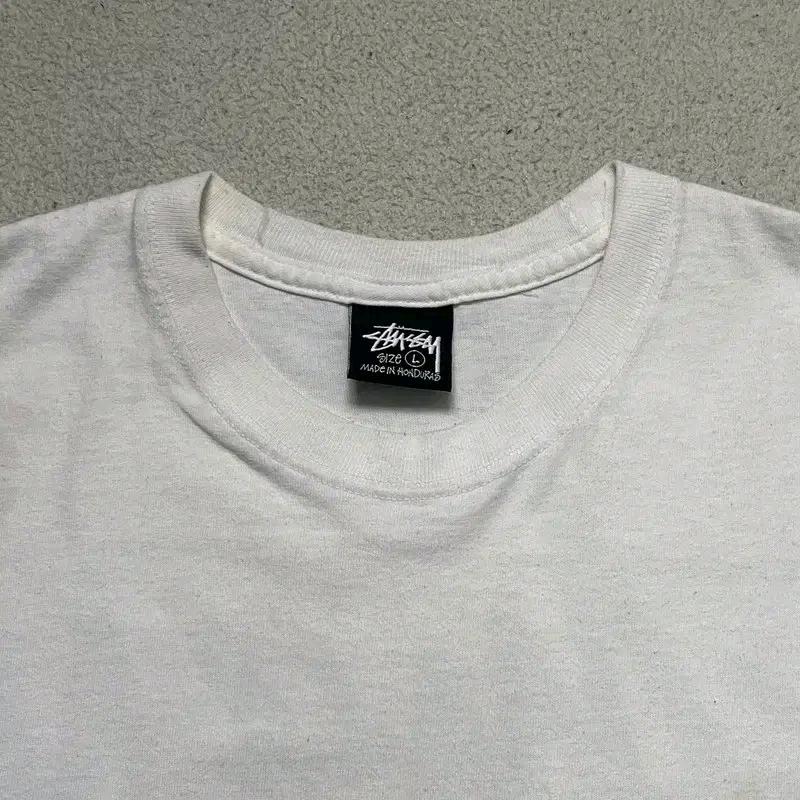 STUSSY 반팔 티 화이트 L (리폼) 5