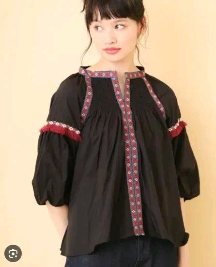 올리브 데 올리브 보헤미안블라우스 2