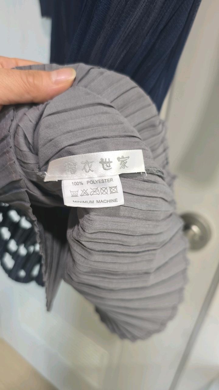 네이비 주름 플리츠 롱원피스 3