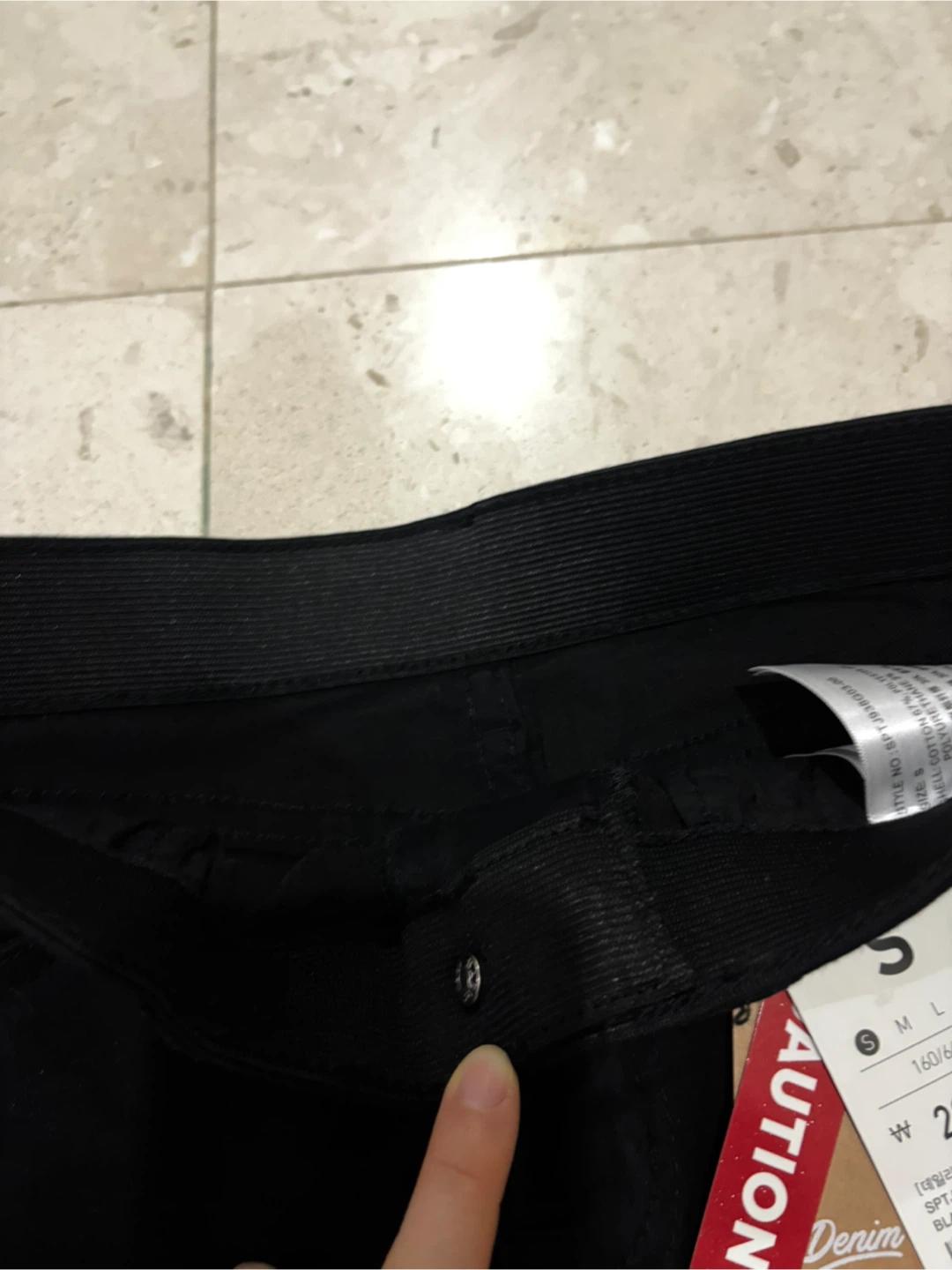 스파오 블랙 청바지 새제품 3