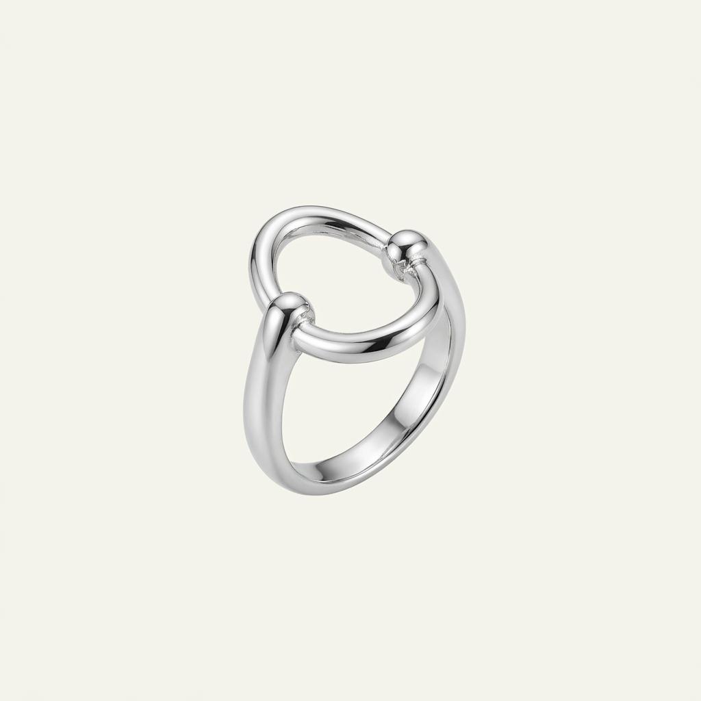 유니크한 디자인 실버 반지 1