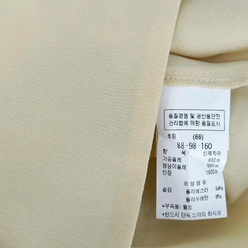 듀엘 여 여름 옆트임 루즈핏 민소매원피스 베이지66 (HU45207) 7