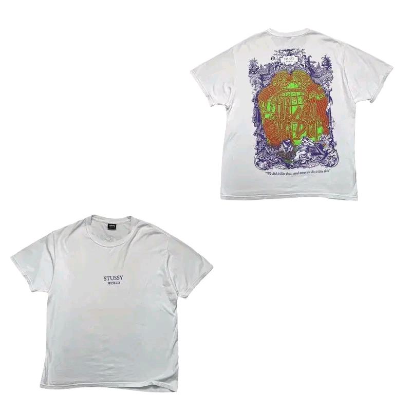 STUSSY 반팔 티 화이트 L 2