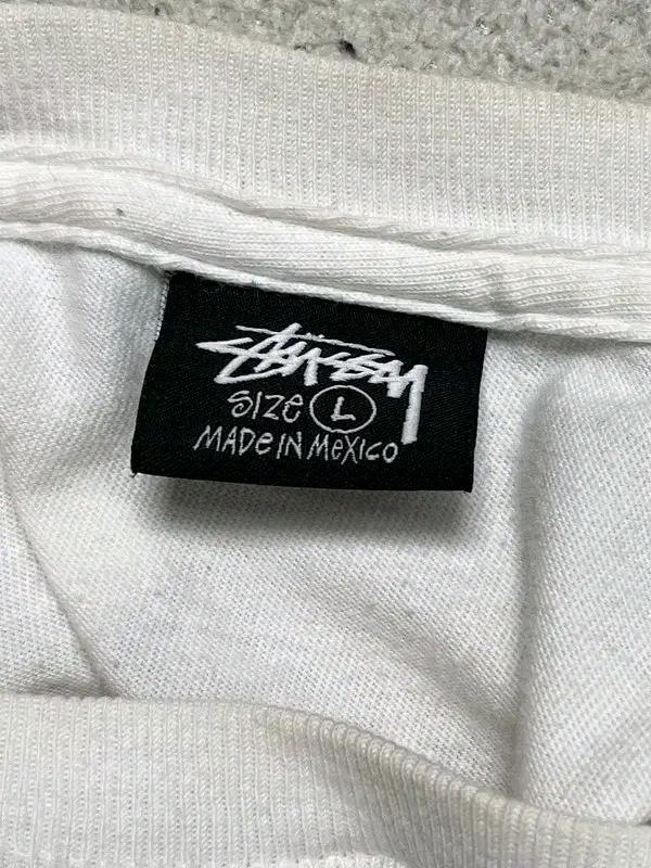 STUSSY 반팔 티 화이트 L 4