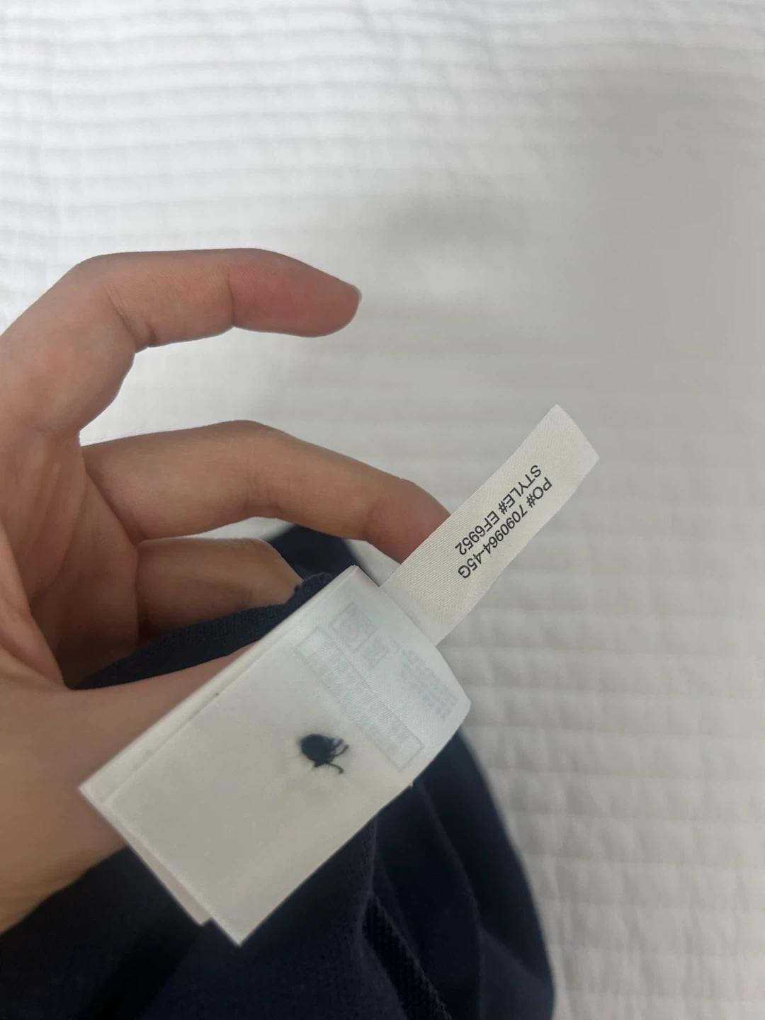 라코스테 네이비 반팔 카라 PK원피스 34 5