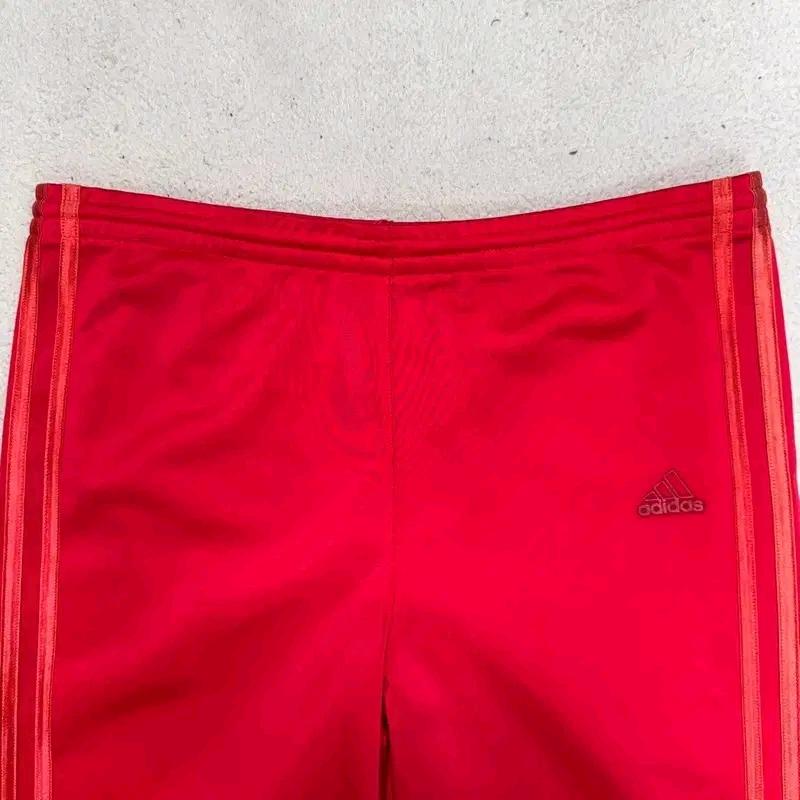 ADIDAS 파이어버드 트랙팬츠 레드 스트라이프 079 4