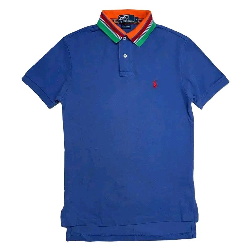 POLO RALPH LAUREN 커스텀핏 pk 반팔티 블루 S 2