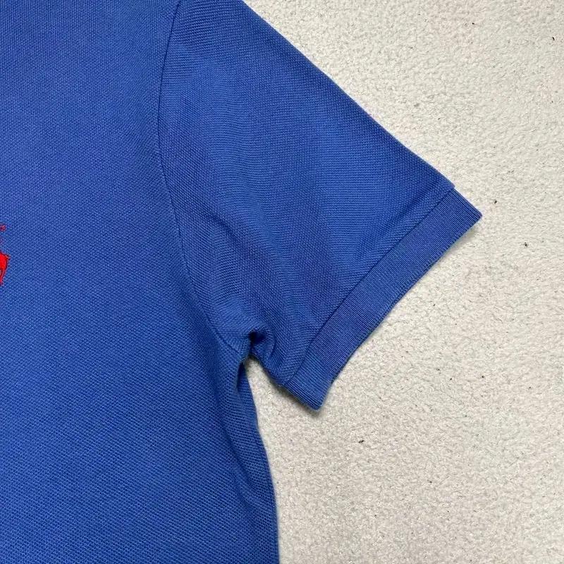 POLO RALPH LAUREN 커스텀핏 pk 반팔티 블루 S 4