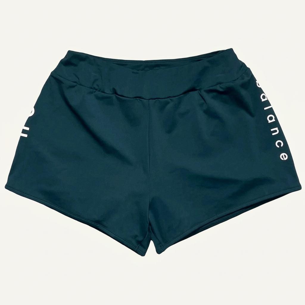 NEW BALANCE 에센셜 3인치 쇼츠 그린 W70 1