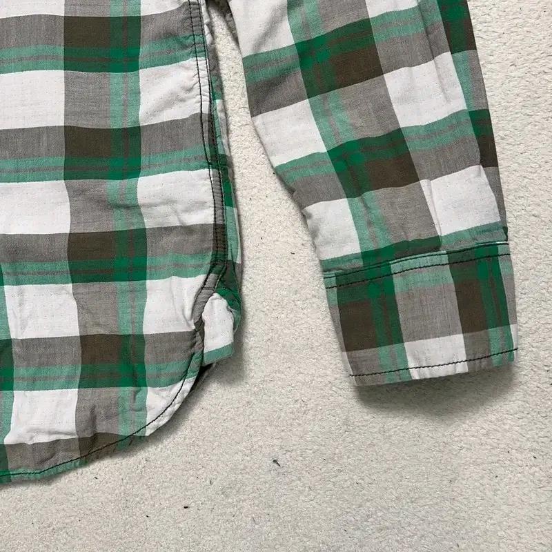 LEVI'S Red Tab 웨스턴 셔츠 그린 L 3