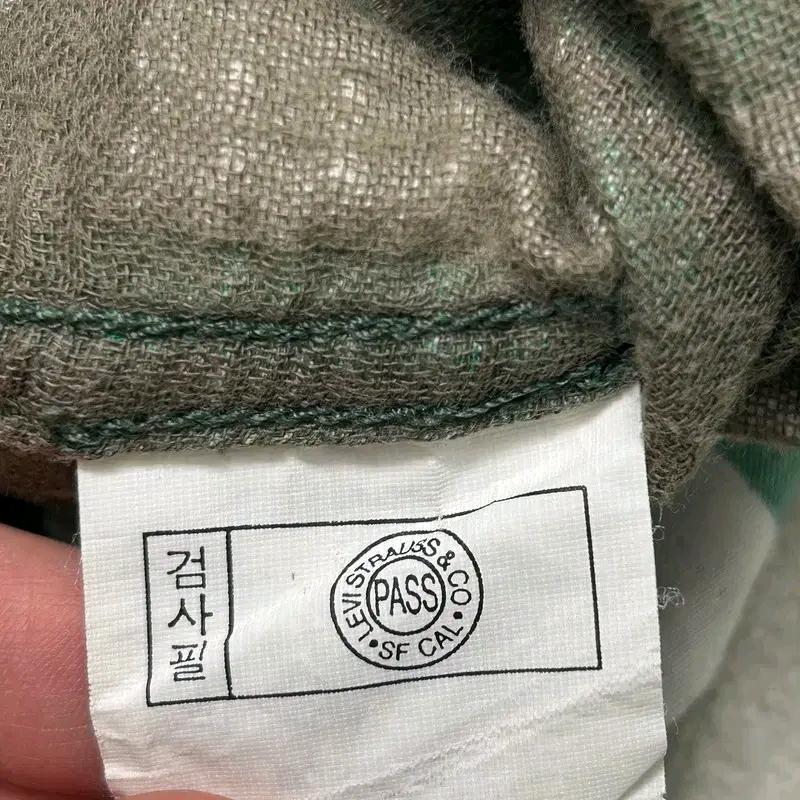 LEVI'S Red Tab 웨스턴 셔츠 그린 L 8