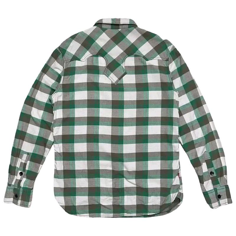 LEVI'S Red Tab 웨스턴 셔츠 그린 L 9