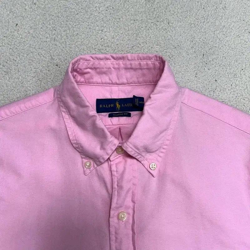 POLO RALPH LAUREN 핑크 옥스퍼드 셔츠 XS 5