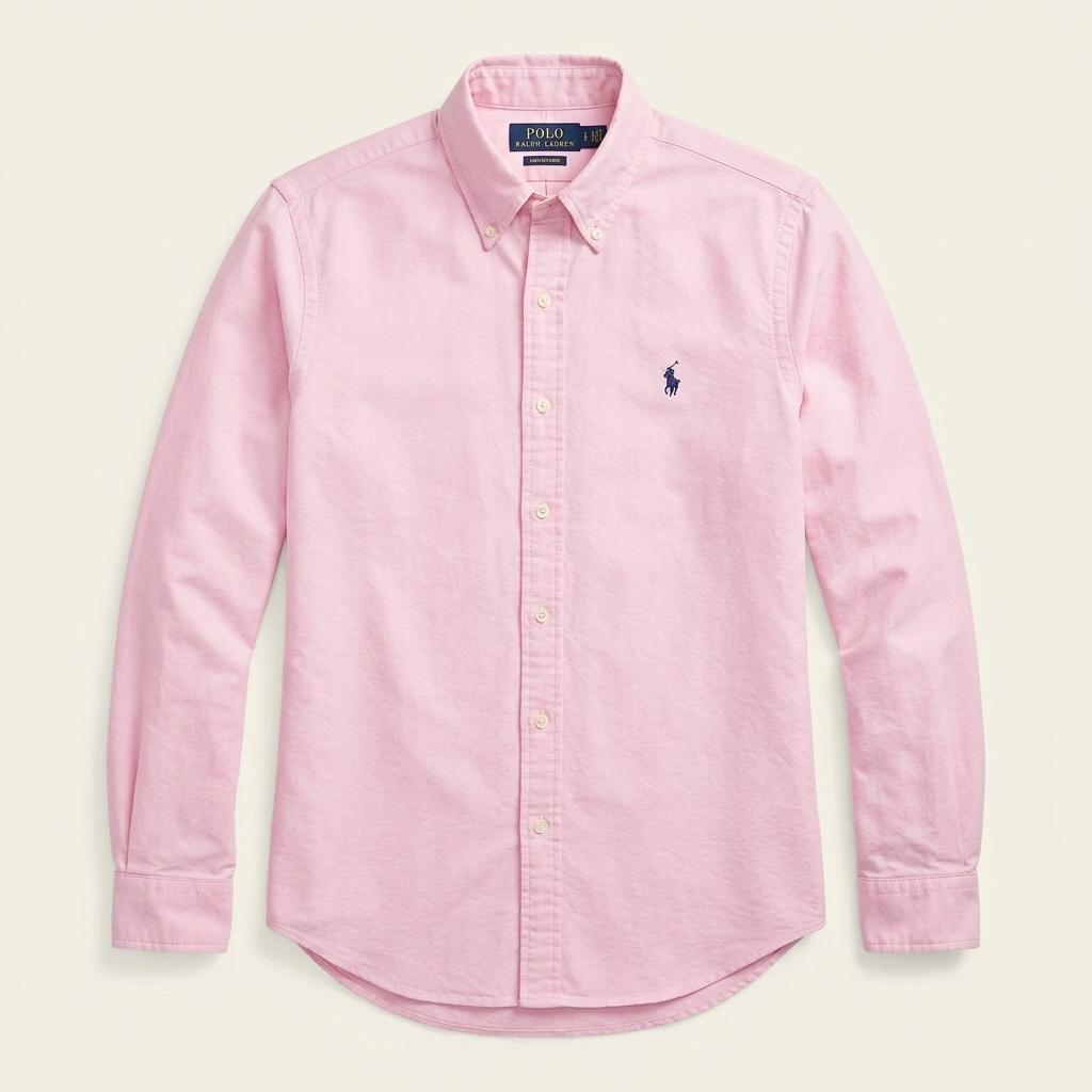 POLO RALPH LAUREN 핑크 옥스퍼드 셔츠 XS 1