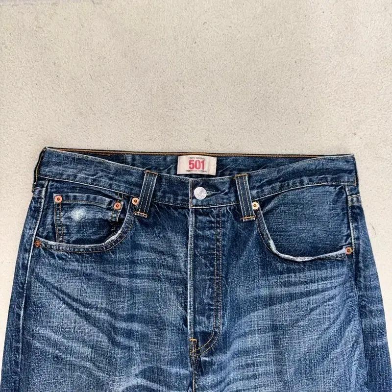 LEVI'S 501 버튼플라이 빈티지 워싱 데님 팬츠 W32 L33 3