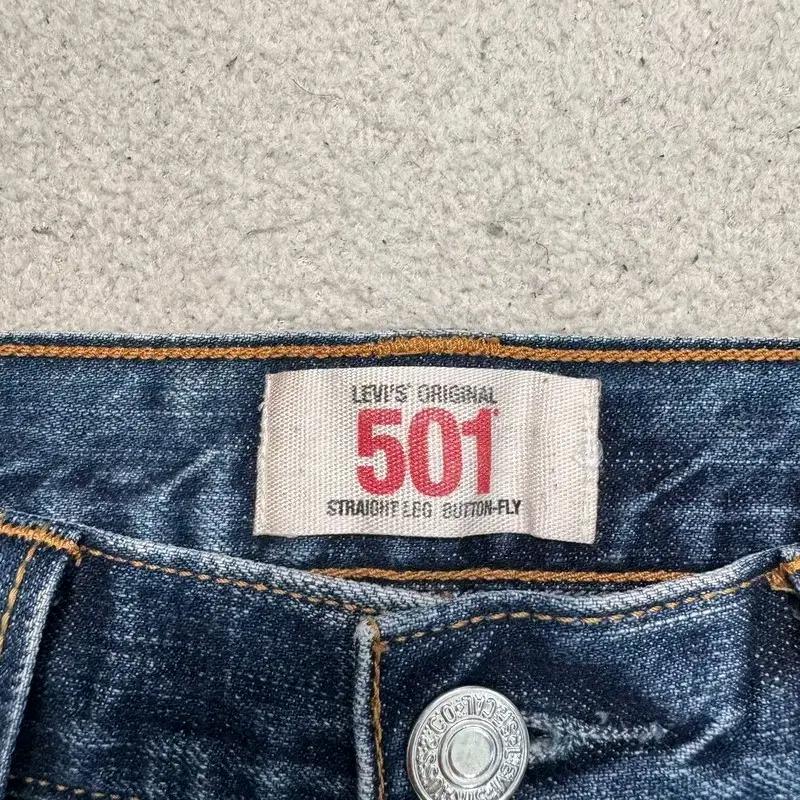 LEVI'S 501 버튼플라이 빈티지 워싱 데님 팬츠 W32 L33 5