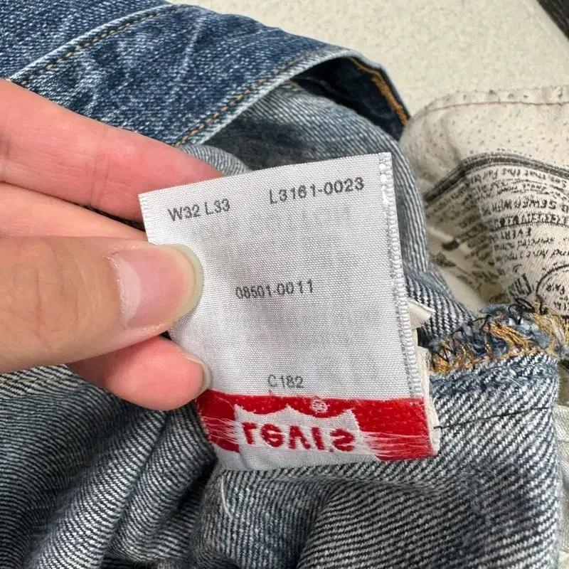 LEVI'S 501 버튼플라이 빈티지 워싱 데님 팬츠 W32 L33 6