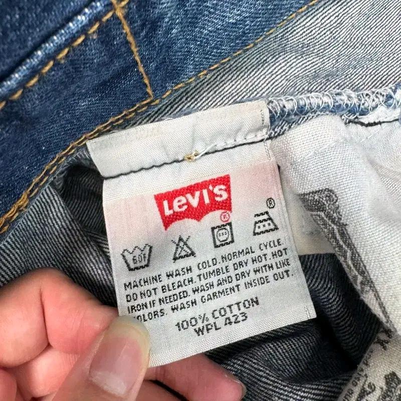 LEVI'S 501 버튼플라이 데님 팬츠 W33 L34 6