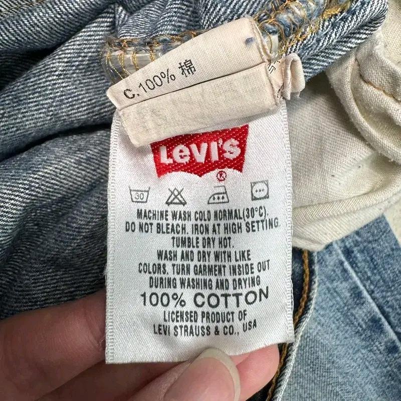 LEVI'S 501 버튼플라이 빈티지 워싱 데님 팬츠 32 33 5