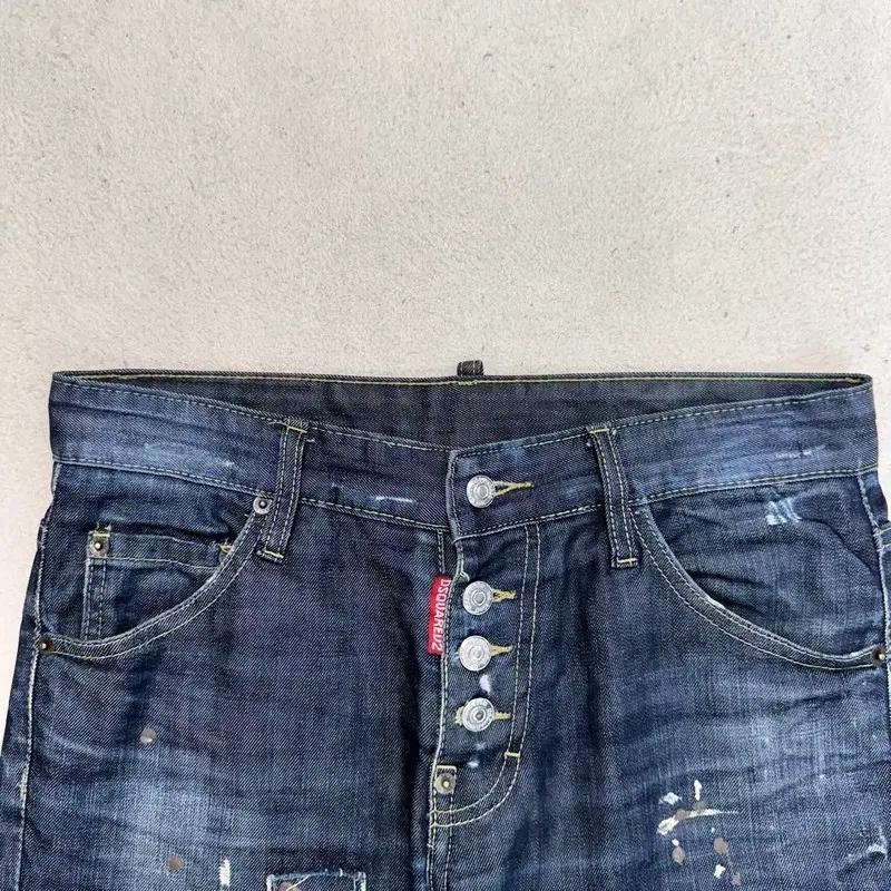 DSQUARED2 빈티지 페인팅 데님 팬츠 44 3