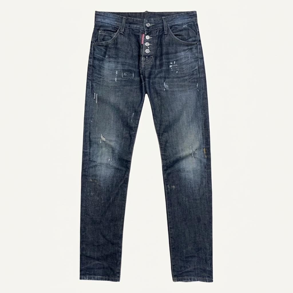 DSQUARED2 빈티지 페인팅 데님 팬츠 44 1